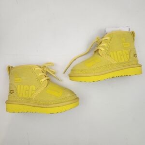 UGG Kids Vibrant Yellow Boots